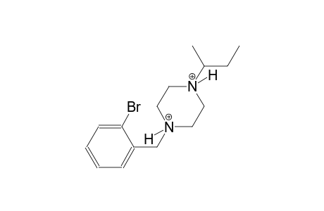 1-(2-bromobenzyl)-4-sec-butylpiperazinediium