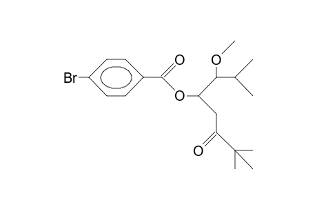 (5Sr, 6RS)-6-methoxy-2,2,7-trimethyl-3-oxo-octan-5-ol 4-bromo-benzoate