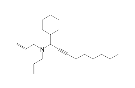 N,N-Diallyl-1-cyclohexyl-2-nonyn-1-amine