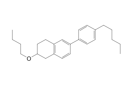 Naphthalene, 2-butoxy-1,2,3,4-tetrahydro-6-(4-pentylphenyl)-