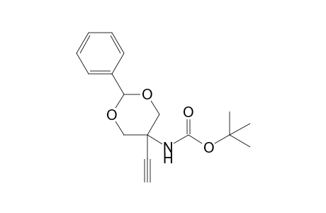 5-(Ethynyl)-5-(N-tert-butoxycarbony)amino-2-phenyl-1,3-dioxacyclohexane