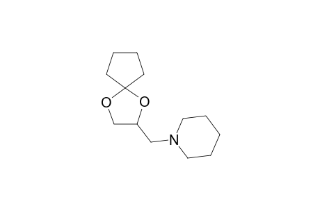 piperidine, 1-(1,4-dioxaspiro[4.4]non-2-ylmethyl)-