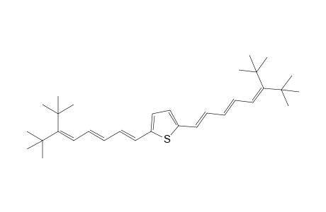 2,5-Bis(6-tert-butyl-7,7-dimethylocta-1,3,5-trienyl)thiophene
