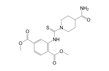 1,4-benzenedicarboxylic acid, 2-[[[4-(aminocarbonyl)-1-piperidinyl]carbonothioyl]amino]-, dimethyl ester