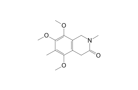 5,7,8-Trimethoxy-2,6-dimethyl-1,4-dihydroisoquinoline-3(2H)-one