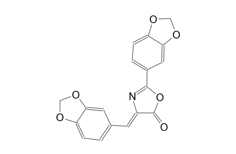 5(4H)-oxazolone, 2-(1,3-benzodioxol-5-yl)-4-(1,3-benzodioxol-5-ylmethylene)-, (4Z)-