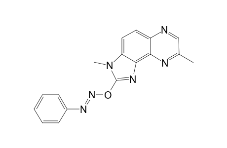 2-[(N"-phenyl)azoxy]-3,8-dimethylimidazo[4,5-f]quinoxaline