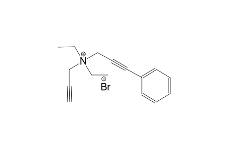 N,N-diethyl-3-phenyl-N-(2-propynyl)-2-propyn-1-aminium bromide