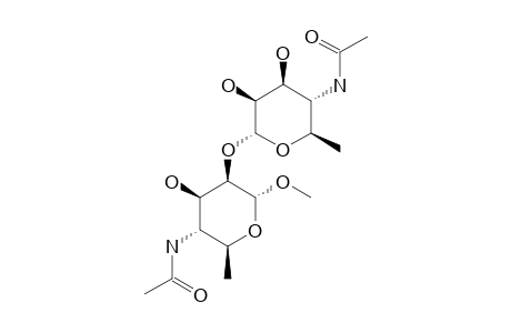 2-O-(ALPHA-D-4-ACETAMIDO-6-DEOXY-MANNOPYRANOSYL)-ALPHA-D-1-ALPHA-METHOXY-4-ACETAMIDO-6-DEOXY-MANNOPYRANOSIDE