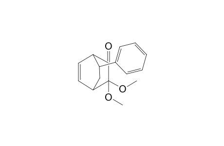 3,3-Dimethoxy-7-phenylbicyclo[2.2.2]oct-5-en-2-one