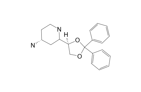 (+/-)-(2RS,4SR)-2-[(4SR)-2,2-DIPHENYL-1,3-DIOXOLAN-4-YL]-PIPERIDIN-4-AMINE