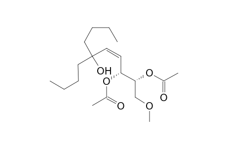 4-Decene-2,3,6-triol, 6-butyl-1-methoxy-, 2,3-diacetate, [R-[R*,R*-(Z)]]-
