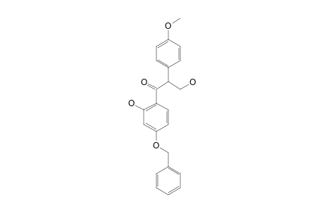 (+/-)-1-(4-BENZYLOXY-2-HYDROXYPHENYL)-3-HYDROXY-2-(4-METHOXYPHENYL)-PROPANONE