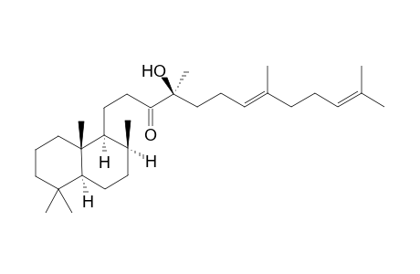 (E)-(S)-4-Hydroxy-4,8,12-trimethyl-1-((1S,2S,4aS,8aR)-2,5,5,8a-tetramethyl-decahydro-naphthalen-1-yl)-trideca-7,11-dien-3-one