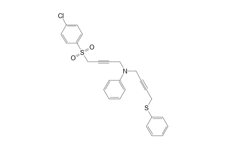 Benzenamine, N-[4-[(4-chlorophenyl)sulfonyl]-2-butynyl]-N-[4-(phenylthio)-2-butynyl]-