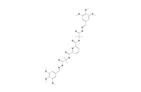 N(2),N(6)-BIS-[2-METHYL-1-OXO-1-(2-(3,4,5-TRIMETHOXYBENZYLIDENE)-HYDRAZINYL)-PROPAN-2-YL]-PYRIDINE-2,6-DICARBOXAMIDE