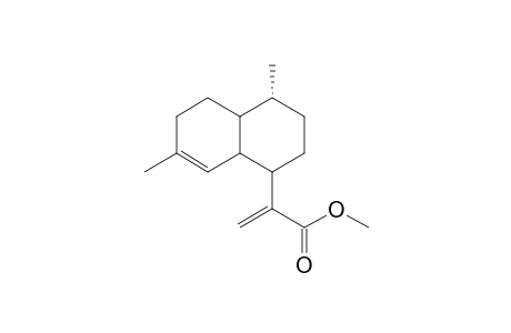 (R)-1-[1'-(Methoxycarbonyl)ethenyl]-4,7-dimethyl-hexahydro-naphthalene