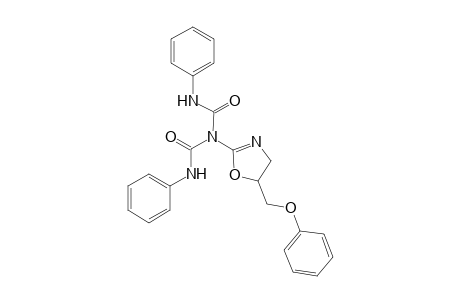 1-[5-(phenoxymethyl)-2-oxazolin-2-yl]-3-phenyl-1-(phenylcarbamoyl)urea