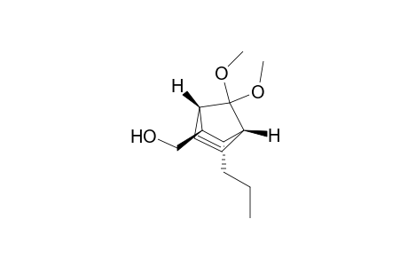 Bicyclo[2.2.1]hept-5-ene-2-methanol, 7,7-dimethoxy-3-propyl-, (endo,endo)-(.+-.)-