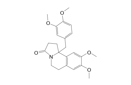 1,5,6,10b-tetrahydro-8,9-dimethoxy-10b-[(3,4-dimethoxyphenyl)methyl]pyrrolo[2,1-a]isoquinolin-3(2H)-one