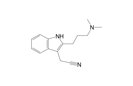 3-[3'-(Cyanomethyl)indol-2'-yl]-N,N'-dimethylpropylamine