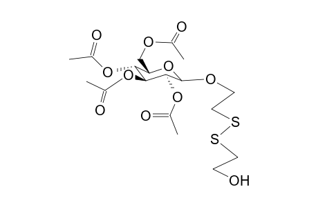 [2-(2-Hydroxy-ethyldisulfanyl)-ethyl]-2,3,4,6-tetra-O-acetyl-d-glucopyranoside