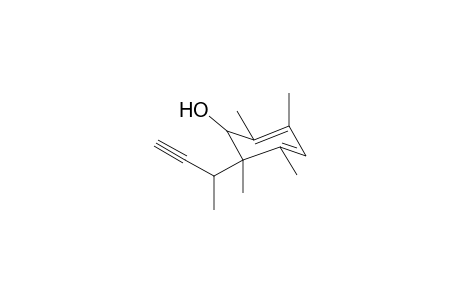 erythro-2,3,5,6-tetramethyl-6-(1'-methyl-2'-propinyl)cyclohexa-2,4-dien-1-ol