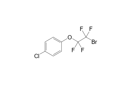 1,1,2,2-Tetrafluoro-2-bromo-1-(p-chlorophenoxy)ethane (prob. isomer)