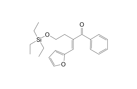 1-Phenyl-3-(furan-2-yl)-2-(2-triethylsilyloxyethyl)propenone