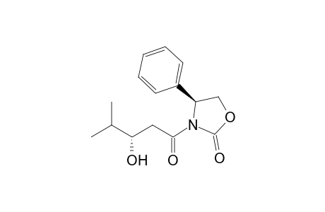 N-(3'S-Hydroxy-4'-methylpentanoyl)-4S-phenyl-1,3-oxazolidin-2-one