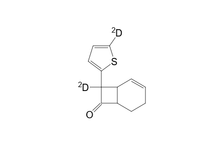 Bicyclo[4.2.0]oct-2-en-7-one-8-d, 8-(2-thienyl-5-d)-