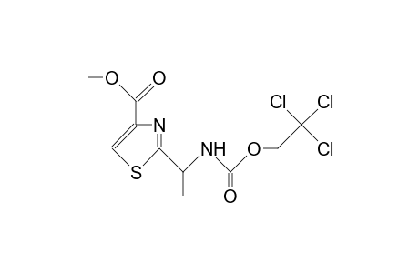 2-(<S>-1-B-Trichloroethyloxycarbonylaminoethyl)-4-methoxycarbonyl-thiazole