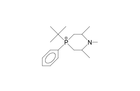trans-4-tert-Butyl-1,2R,6T-trimethyl-4-phenyl-1-azaphosphorinanium cation