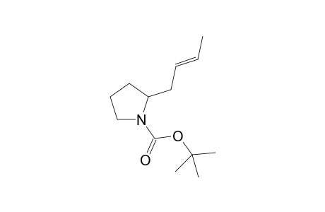 N-(Butoxycarbonyl)-2-[(E)-but-2-enyl]pyrrolidine