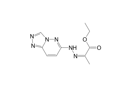(2Z)-2-([1,2,4]triazolo[4,3-b]pyridazin-6-ylhydrazinylidene)propanoic acid ethyl ester