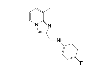 4-Fluoro-N-[(8-methylimidazo[1,2-a]pyridin-2-yl)methyl]aniline