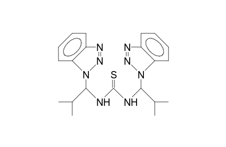 N,N'-Bis(1-<1H-benzotriazol-1-yl>-2-methyl-propyl)-thiourea