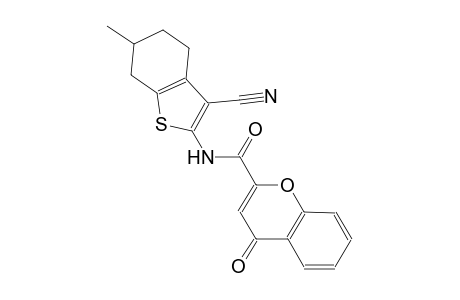 4H-1-benzopyran-2-carboxamide, N-(3-cyano-4,5,6,7-tetrahydro-6-methylbenzo[b]thien-2-yl)-4-oxo-