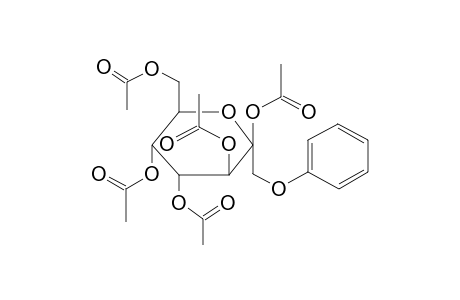 Phenyl pentaacetyl-.alpha.-D-sedoheptuloside