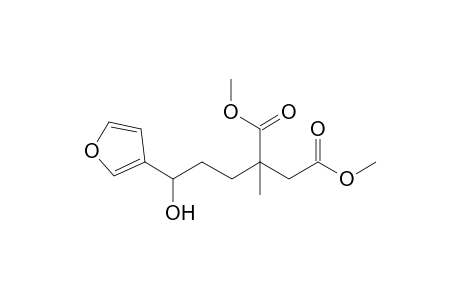 Methyl 3-(methoxycarbonyl)-6-(3'-furyl)-3-methylhexanoate