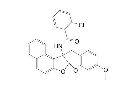 N-(1-(4-Methoxybenzyl)-1,2-dihydro-2-oxo-naphtho[2,1b]furan-1-yl)-2-chlorobenzamide