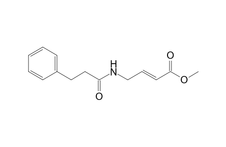 (E)-4-(hydrocinnamoylamino)but-2-enoic acid methyl ester