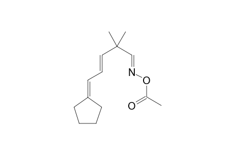 (E)-5-Cyclopentyliden-2,2-dimethylpent-3-enal oxime acetate