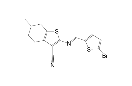 2-{[(E)-(5-bromo-2-thienyl)methylidene]amino}-6-methyl-4,5,6,7-tetrahydro-1-benzothiophene-3-carbonitrile