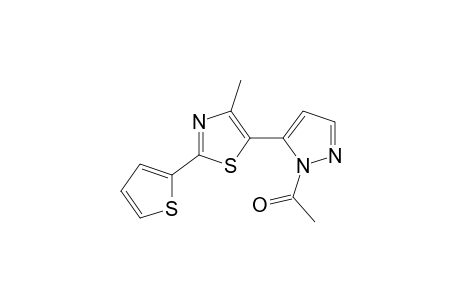 1-acetyl-5-[4-methyl-2-(2-thienyl)-5-thiazolyl]pyrazole