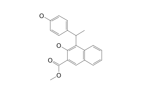 METHYL-3-HYDROXY-4-(1-(4-HYDROXYPHENYL)-ETHYL)-2-NAPHTHOATE