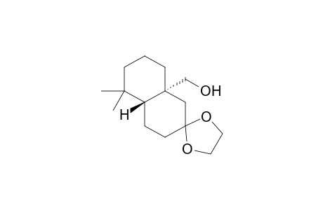 trans-5,5-Dimethyl-2,2-ethylenedioxy-8a-(hydroxymethyl)decahydronaphthalene
