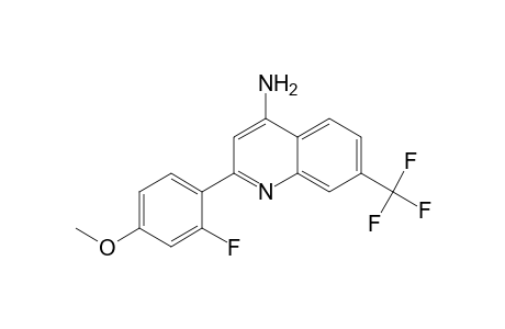 2-(2-Fluoro-4-methoxyphenyl)-7-(trifluoromethyl)quinolin-4-amine