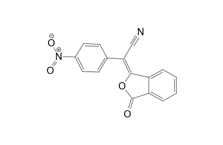 Benzeneacetonitrile, 4-nitro-.alpha.-(3-oxo-1(3H)-isobenzofuranylidene)-