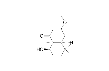 1(4H)-Naphthalenone, 4a,5,6,7,8,8a-hexahydro-8-hydroxy-3-methoxy-5,5,8a-trimethyl-, (4a.alpha.,8.beta.,8a.alpha.)-